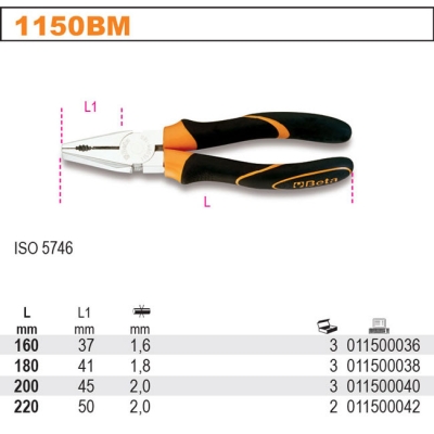 SZCZYPCE UNIWERSALNE QUALITY BM 180MM