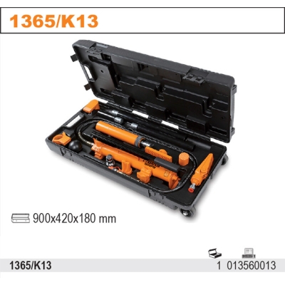ZESTAW POMPY HYDRAULICZNEJ RĘCZNEJ 10 T + AKCES. DO NADWOZIA