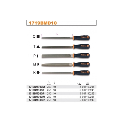 KOMPLET PILNIKÓW RÓWNIAK  10''-200MM Z RĘKOJEŚCIĄ