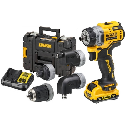 WIERTARKO-WKRĘTARKA AKUMULATOROWA + 4 GŁOWICE 12V 2*3.0AH