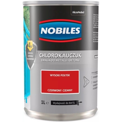 EMALIA CHLOROKAUCZUKOWA CZERWONA CIEMNA 1L