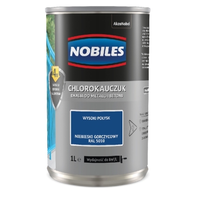 NOBILES EMALIA CHLOROKAUCZUKOWA NIEBIESKA SYGNAŁOWA 0.9L