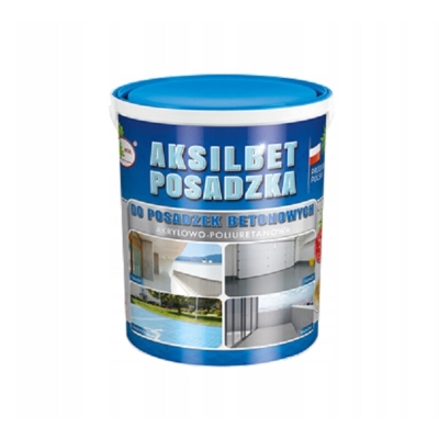 AKSILBET FARBA DO POSADZKI SZARY GRAFITOWY  RAL 7024 5L