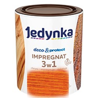 IMPREGNAT DO DREWNA JEDYNKA 3W1 MAHOŃ AMERYKAŃSKI  0.7L