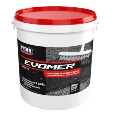 TYTAN EVOMER SZYBKA MASA POWŁOKOWA 18KG CZARNA