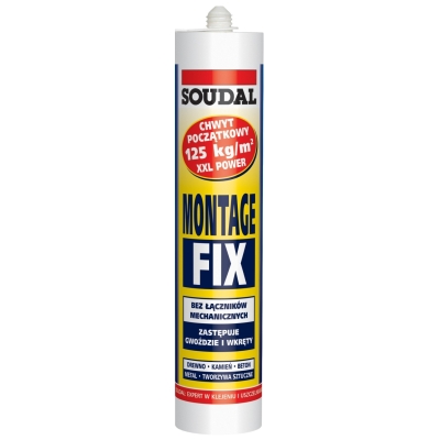 KLEJ MONTAŻOWY MONTAGE FIX 280ML
