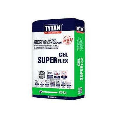 KLEJ ŻELOWY Z WŁÓKNAMI WYSOKOELASTYCZNY SUPERFLEX 25KG