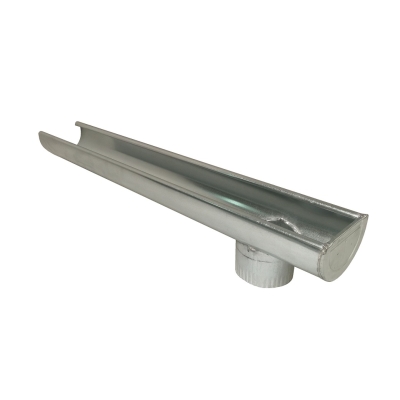 RYNNA BOCZNA Z WYLOTEM OCYNKOWANA 120MM