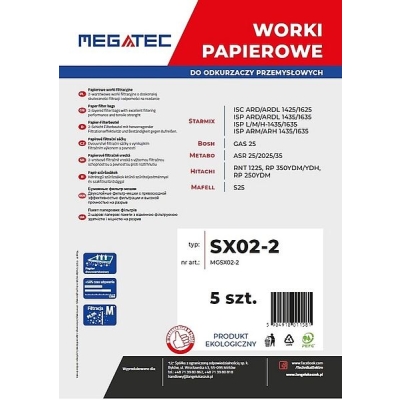 WORKI PAPIEROWE MEGATEC DO STARMIX 25/35 L, 5SZT