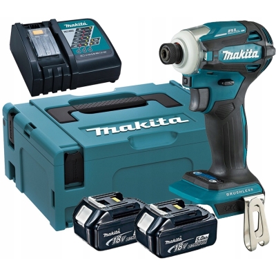 WKRĘTARKA UDAROWA AKUMULATOROWA 1/4'' LXT 18V 2*5.0AH MAKPAC