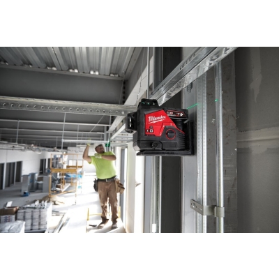 LASER ZIELONY TRÓJPŁASZCZYZNOWY M12 3PL-401C