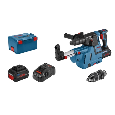 MŁOT UDAROWY OBROTOWY AKUMULATOROWY SDS+ GBH 18V-26 F 2*5.5A