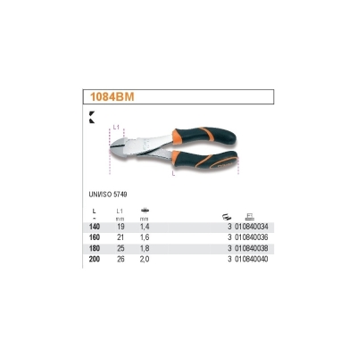 SZCZYPCE TNĄCE BOCZNE WZMOCNIONE 160MM
