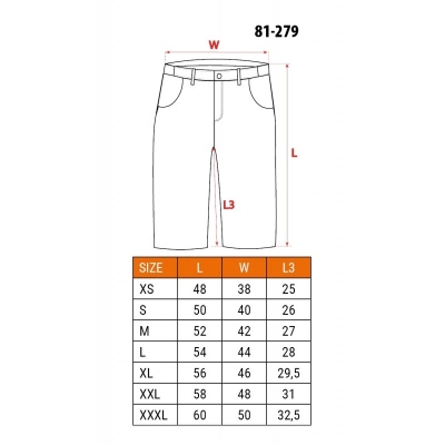 KRÓTKIE SPODENKI DENIM ROZMIAR L
