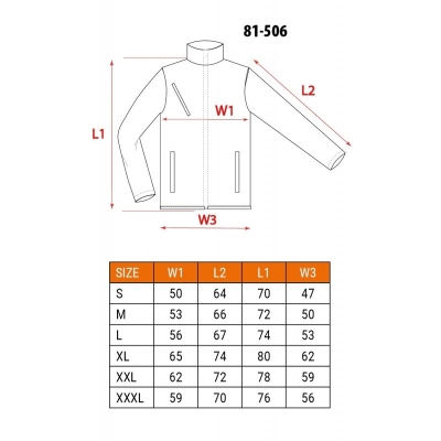 BLUZA POLAROWA PREMIUM, WZMOCNIENIA Z CORDURY, ROZMIAR XL