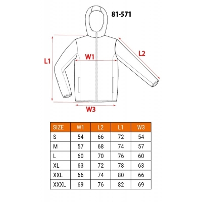 KURTKA Z MEMBRANĄ 8000 PREMIUM, OCIEPLANA, ROZMIAR XXXL