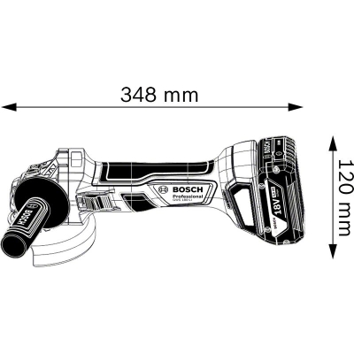 ZESTAW NARZĘDZI AKUM. GBH 180-LI + GWS 180-L1 2*4.0AH XLBOXX