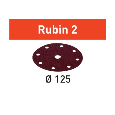 KRĄŻKI ŚCIERNE RUBIN2 STF D125/8 P40 RU2/10
