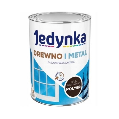 EMALIA ALKIDOWA DO DREWNA I METALU BRĄZ CZEKOLADOWY 0,9L