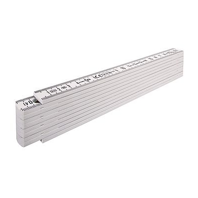 MIARKA SKŁADANA 2M, 1107 STABILA BIAŁA