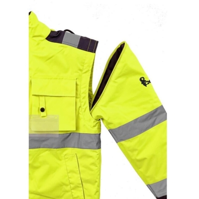 KURTKA OCIEPLANA 2W1 ŻÓŁTA CXS LUTON ROZMIAR XL
