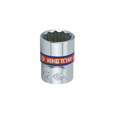 NASADKA KRÓTKA 12-KĄTNA CHROMOWANA 1/4'' 15MM