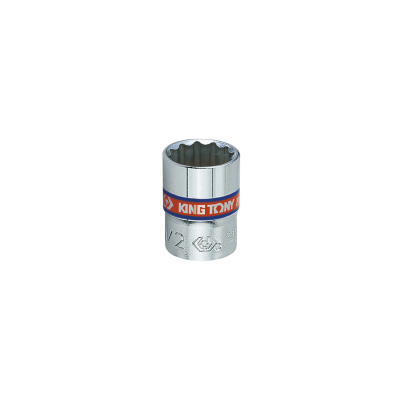 NASADKA KRÓTKA 12-KĄTNA CHROMOWANA 1/4''1/2'' 24MM