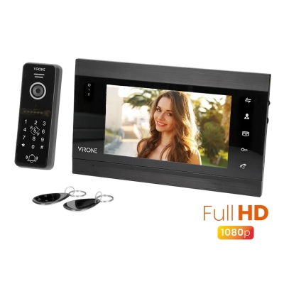 WIDEODOMOFON IP 7'' VIFIS VDP-61 FULL HD CZARNY