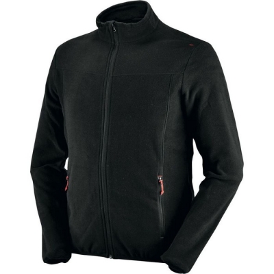 BLUZA Z MIKROPOLARU GSTAAD CZARNA ROZMIAR XL