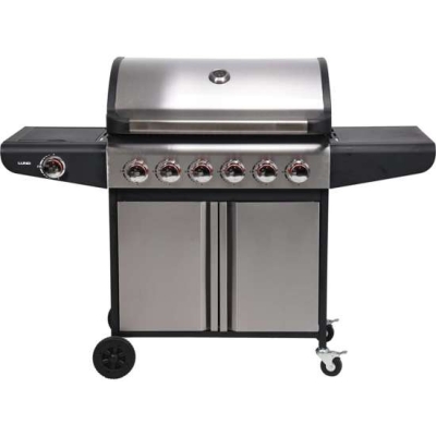 GRILL GAZOWY 6+1 STAL NIERDZEWNA 18,2KW