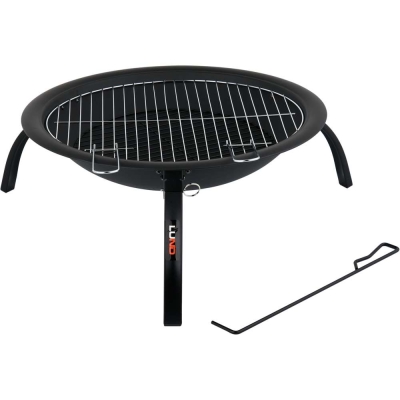 PALENISKO OGRODOWE STALOWE Z RUSZTEM 56CM