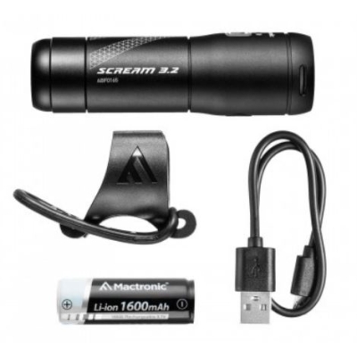 LAMPA ROWEROWA PRZEDNIA SCREAM 3.2 600LM ŁADOWALNA