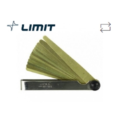 SZCZELINOMIERZ PŁYTKOWY MOSIĘŻNY 20 PŁYTEK, 0.05-1.00MM