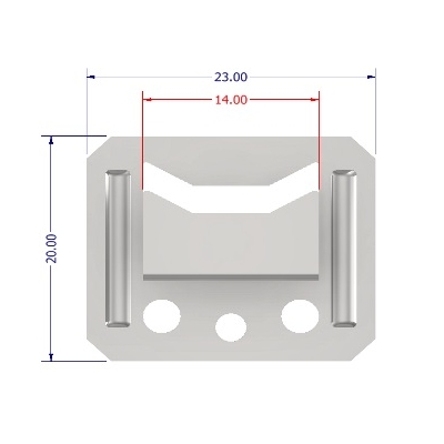 KLAMERKI BOAZERYJNE 1.0MM/100