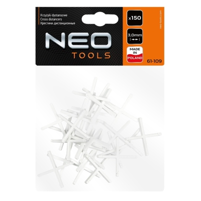 KRZYŻYKI DYSTANSOWE 3.0MM OP-150SZTUK