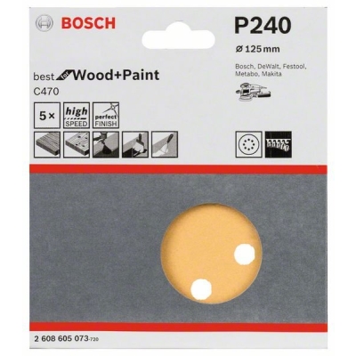 KRĄŻEK ŚCIERNY125MM RW D125 G240 5PC.