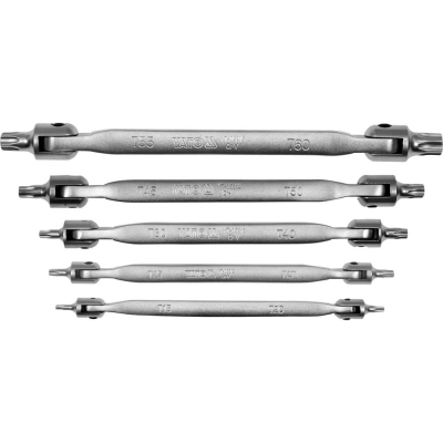 ZESTAW KLUCZY TORX Z PRZEGUBEM 5SZT.