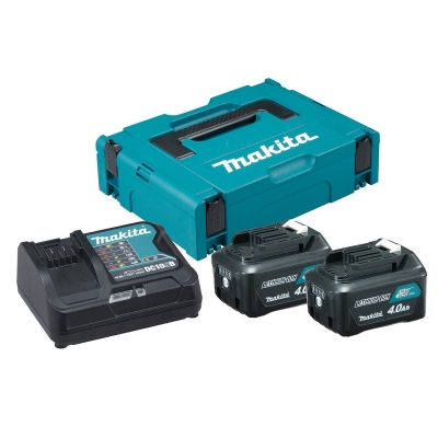 ZESTAW ZASILAJĄCY CXT 12V MAKPAC 2*4.0AH BL1041B+DC10SB