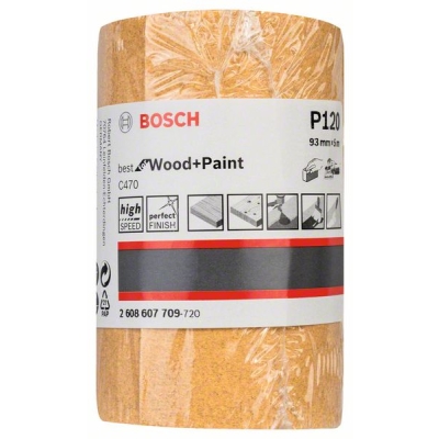 ROLKA SZLIFIERSKA BEST F/WOOD 93MM*5M P120