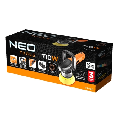 POLERKA DUAL ACTION 710W, 125MM, OBROTY 2000-4600