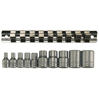 ZESTAW NASADEK TORX 1/4'' I 3/8''M3814, 10EL.+LISTWA