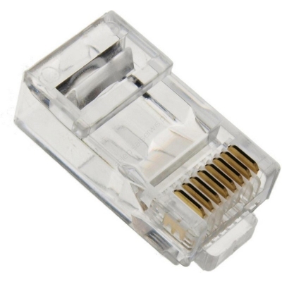 WTYK RJ45 8P8C DRUT PRZELOTOWY