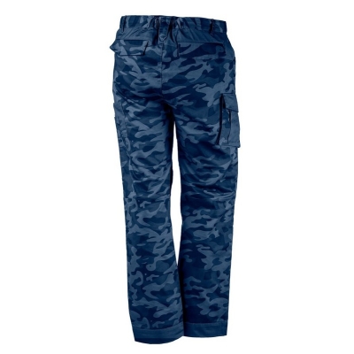 SPODNIE ROBOCZE CAMO NAVY, ROZMIAR S