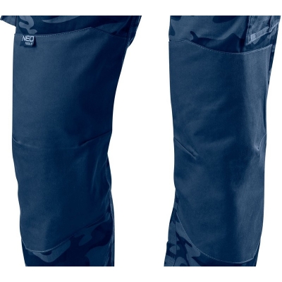 SPODNIE ROBOCZE CAMO NAVY, ROZMIAR S