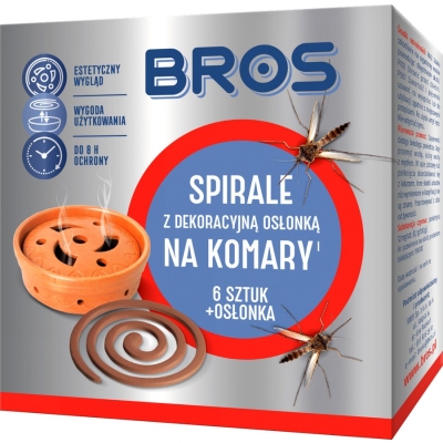 SPIRALE.NA KOMARY Z DEKORACYJNĄ OSŁONĄ 6SZTU.