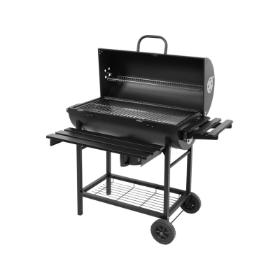 GRILL WĘGLOWY Z POKRYWĄ, RUSZT 71X35CM