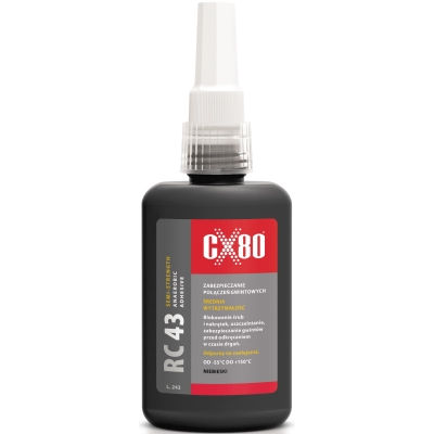 KLEJ ANAEROBOWY RC-43 DO GWINTÓW ŚRUB ŚREDNI 50ML