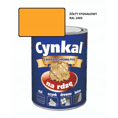 GRUNTOEMALIA AKRYLOWA CYNKAL 0,7L ZÓŁTY SYGNAŁOWY 1003