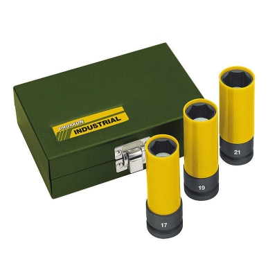 ZESTAW NASADEK 1/2'' UDAROWYCH, 17,19,21MM,  3CZ.
