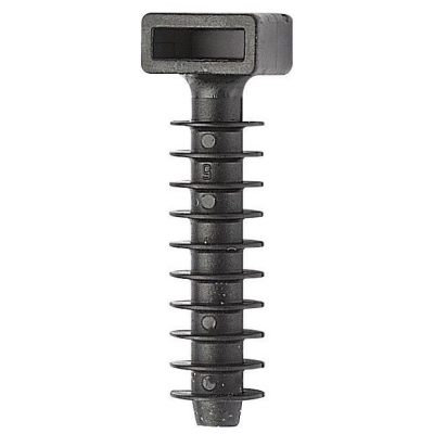 KOŁEK MONTAŻOWY CZARNY DO OPASEK F=8MM BMKN5458E 1SZTUKA